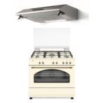 طباخ غاز ونسا + شفاط طباخ ستانلس