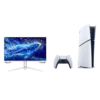 Sony PlayStation 5 Slim – E Chassis Digital Console + Sades SL-Sealion Pro 24" Gaming Monitor