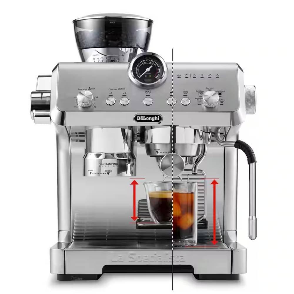 Delonghi Coffee Maker Machine, 1600W - Stainless Steel - الصورة 2